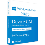 Windows Server 2025 Remote Desktop Services 50 Device Cals