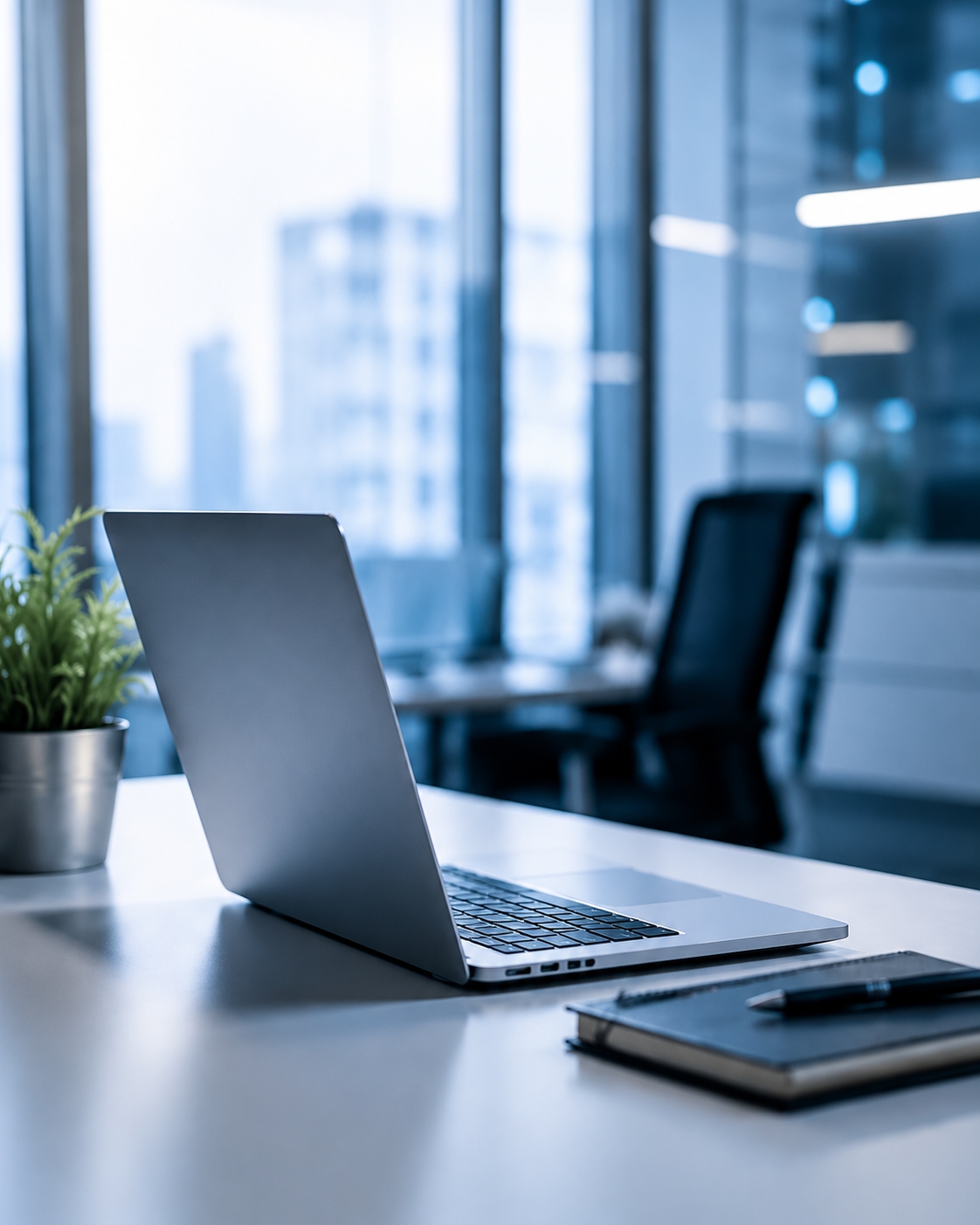 Business IT support workspace